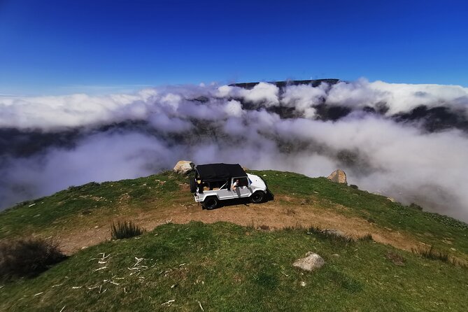 4x4 Jeep Tour to the West & Northwest of Madeira - São Vicente and Porto do Seixal: volcano shapes, waterfall photos, black sand calm