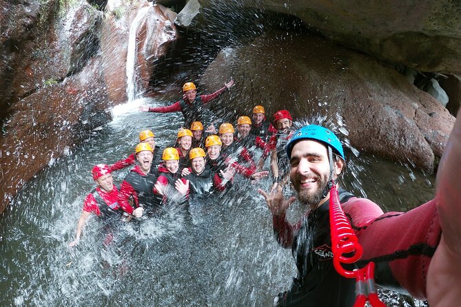 Canyoning Experience Level II Moderate - Meeting at Capela de São Rafael, then gear up for Madeira canyoning