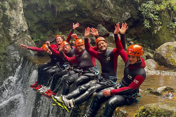 Canyoning Experience Level II Moderate - Included gear that actually helps: suit, harness, helmet, and rappel setup