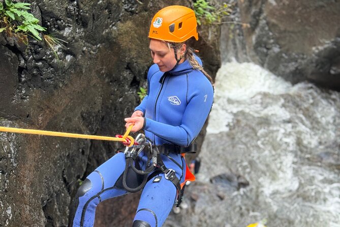 Canyoning in Madeira - Level 2 - Sliding highlights and the last waterslide moment
