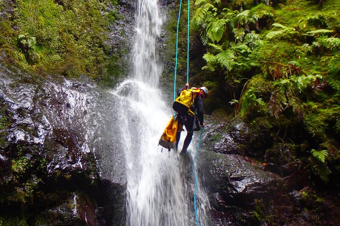 Canyoning Madeira Island - Level Two - Jump and slide options: how Level Two stays fun, not punishing