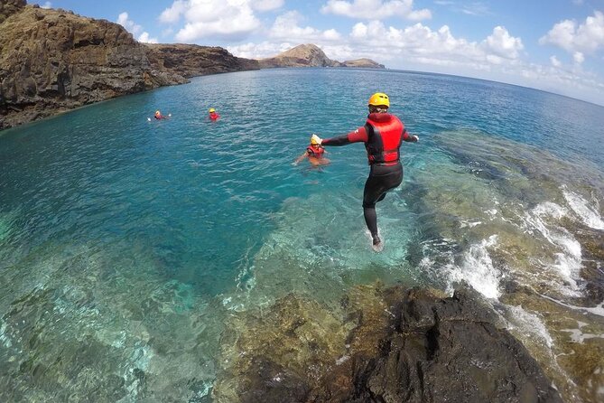 Coasteering Tour - Cliff jumping, swimming, scrambling. - Gear and comfort, so you don’t focus on being cold