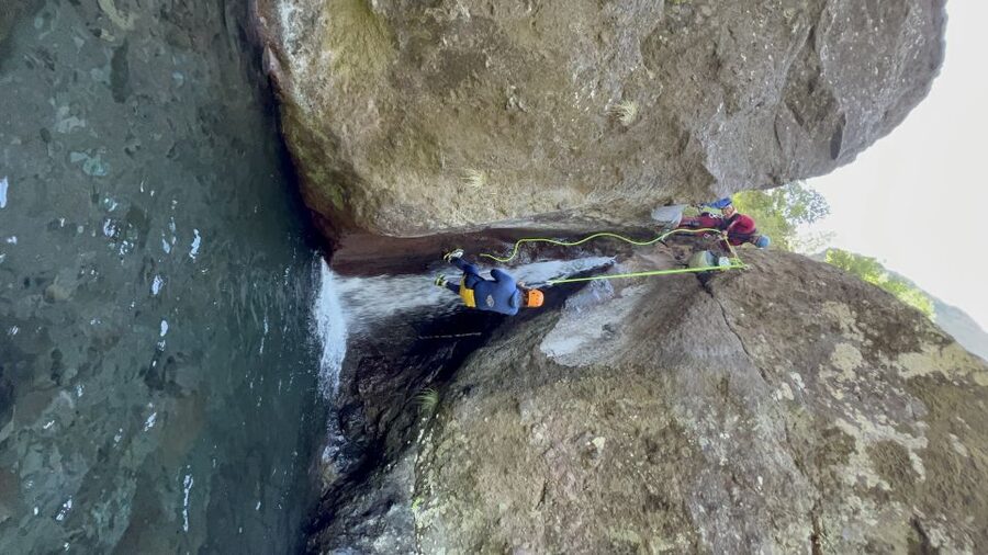 From Funchal: Intermediate Canyoning Adventure (Level 2) - The Canyon Route: Water Lines, Slides, Rock Descents, and Jumps