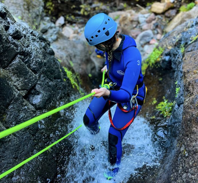 From Funchal: Intermediate (Level 2) Canyoning Adventure - The 15-Minute Walk In, First Safety Briefing, and Waterfall Intro