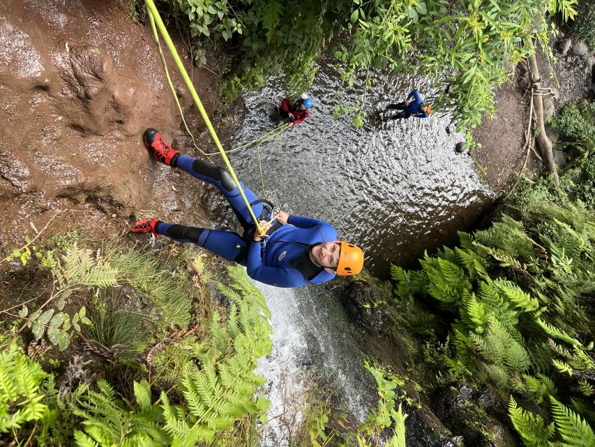 From Funchal: Madeira Island Canyoning for Beginners - The canyoning experience itself, slide, swim, abseil, jump