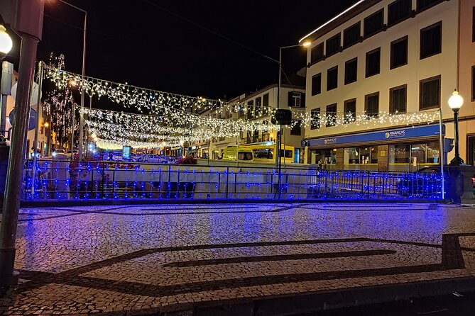 Funchal Christmas lights sightseeing night tour - Open-top comfort: cold air is part of the deal