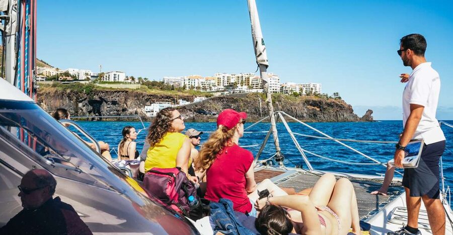 Funchal: Dolphin and Whale Watching by Luxury Catamaran - Comfort on the Water: Indoor Seating, Outdoor Nets, and Real Restrooms