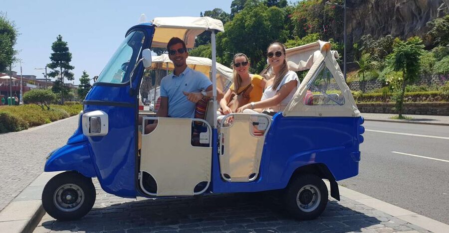 Funchal: Guided City Tuk-Tuk Tour - Miradouro da Vila Guida: a viewpoint break that feels calmer than the streets