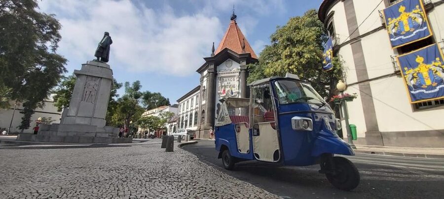 Funchal: Guided City Tuk-Tuk Tour - Downtown essentials: Gonçalves Zarco, Town Hall, and the cathedral area