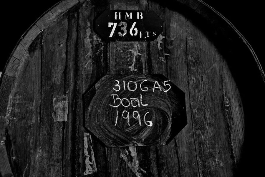 Funchal: H.M. Borges Winery Guided Tour with Wine Tasting - The tasting room: Max Römer art plus a fortified-wine reality check