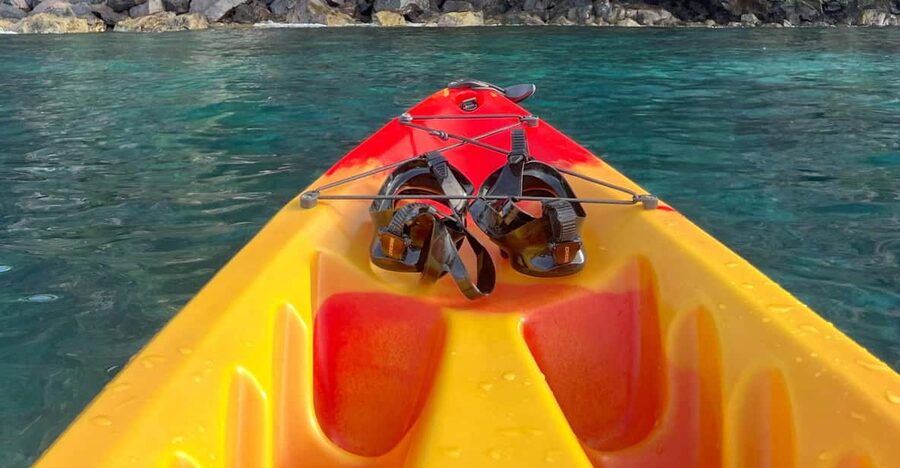 Funchal: Kayak & Snorkeling in Garajau Nature Reserve - Meet at the Museu CR7 statue, then gear up fast