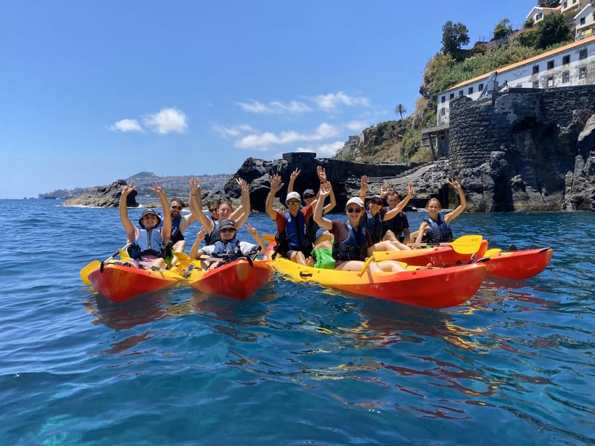 Funchal: Kayak & Snorkeling in Garajau Nature Reserve - Getting wet, handling waves, and matching your fitness level