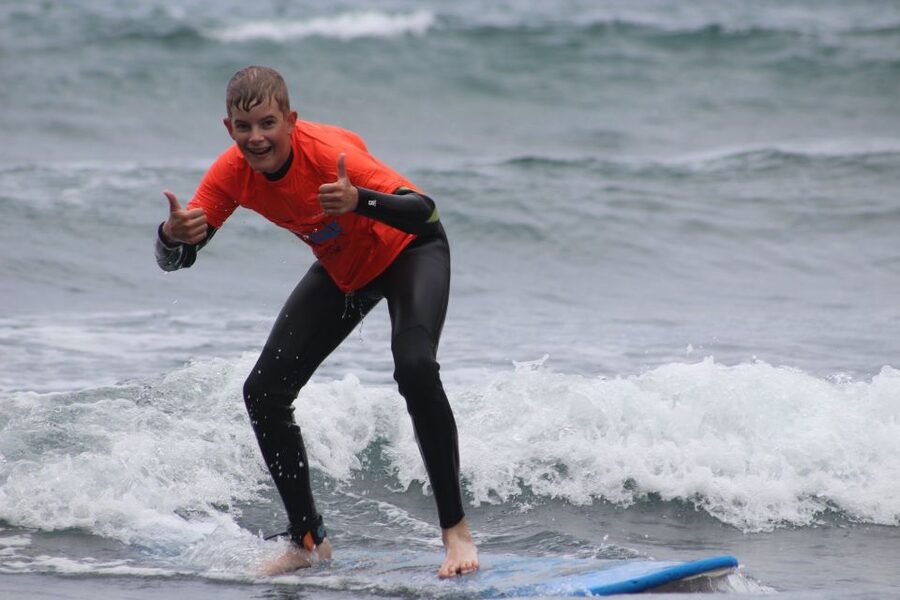 Funchal: Madeira Island Group Surf Lesson - What It Feels Like on the Day: Warm-Up, Cold Water, First Waves