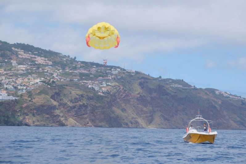 Funchal: Parasailing Tour on the Coast of Madeira Island - The 30-minute experience in the sky, solo to triple