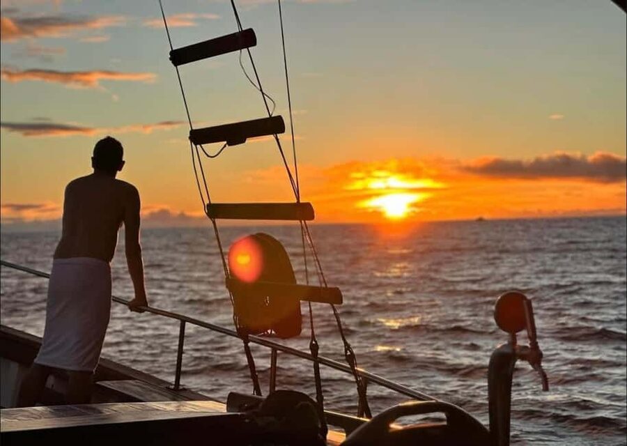 Funchal: Sunset Tour on Traditional Madeiran Boat w/ Drinks - A sunset cruise from Funchal that stays human-sized