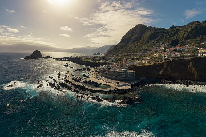 Grand Madeira Island Tour - Porto Moniz and Santana - Encumeada and the view bet, north vs south from higher ground