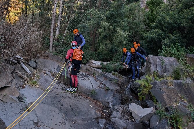 Level 2 - Canyoning Adventure - Intermediate | Funchal - Waterfalls, 25 Meters of Rappel, and Natural Slides Through Rock