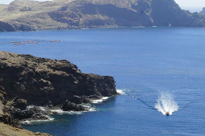 Lighthouse View 2 - Boat Tour Ponta São Lourenço - Prainha and the black sand feel of Madeira’s volcanic edge