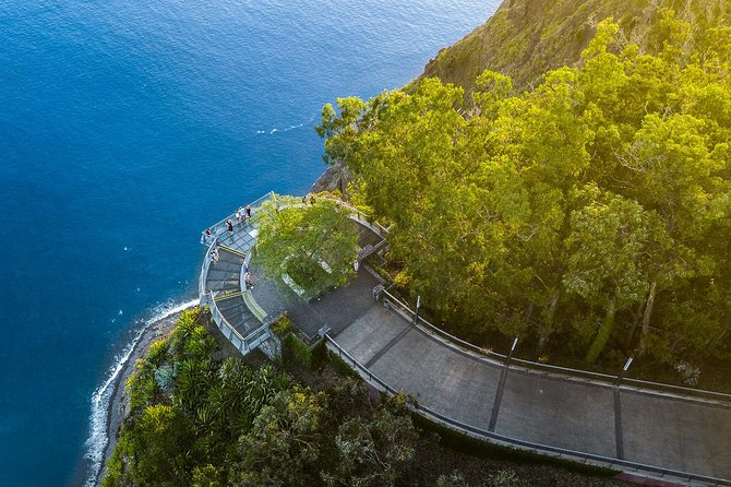 Madeira Best of the West Day Tour - Seixal and Véu da Noiva: waterfall views from cliff paths