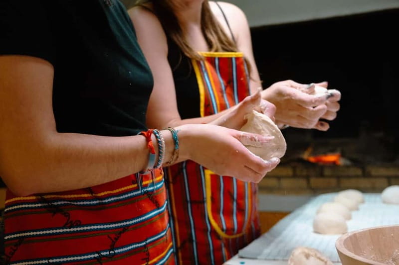 Madeira: Bolo do Caco Workshop with a Local Family - Kneading and shaping by hand, cooking on a hot stone