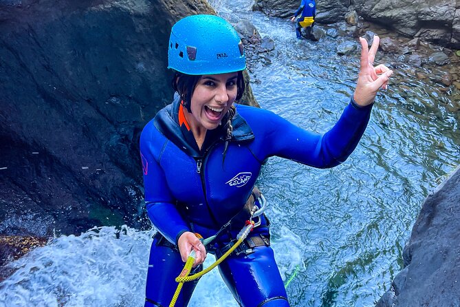 Madeira Canyoning Intermediate - The Canyon Course: Waterfalls, Jumps, and Natural Pool Time