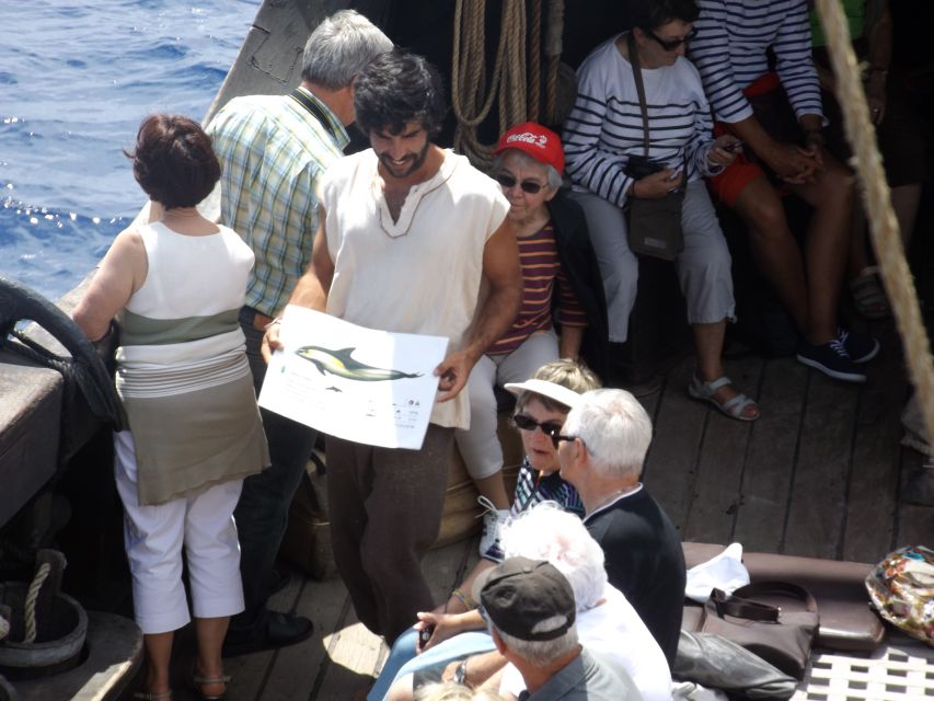 Madeira: Flag Ship Tour aboard Santa Maria de Colombo - The crew, sails, and the included Madeira wine plus honey cake