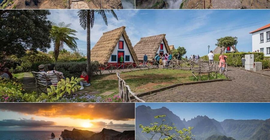 Madeira Funchal:East Tour Pico Arieiro & Santana&Laurissilva - Santana, Faial Guindaste, and the North Coast Photo Hit