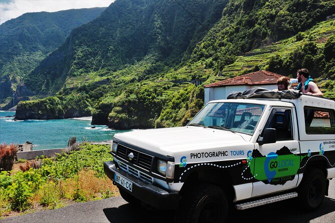 Madeira Island Private Wine Full-day Tour in all terrain vehicle - Stop 3: São Vicente for cliffs, terraces, and Atlantic edge