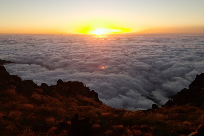 Madeira Pico do Arieiro Sunrise Tour - Stop 1: Pico do Arieiro at 1,818 meters, with a cold, short walk to the best spot
