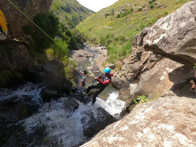 Madeira : Ribeira das Cales Canyoning (Level 1) - Five rappels, a 15-meter waterfall, plus slides and optional jumps