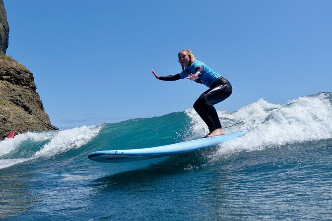 Madeira Surf Classes in Portugal - Coaching that fits your level, from first timer to sharper technique