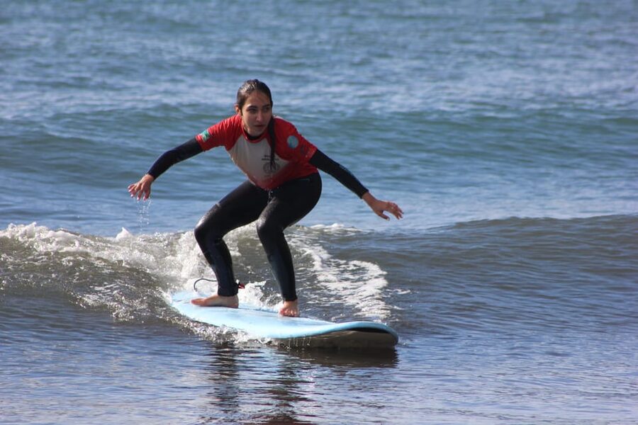 Madeira: Surf Lessons - Your wave attempts: feedback between rides, not just instructions at the start