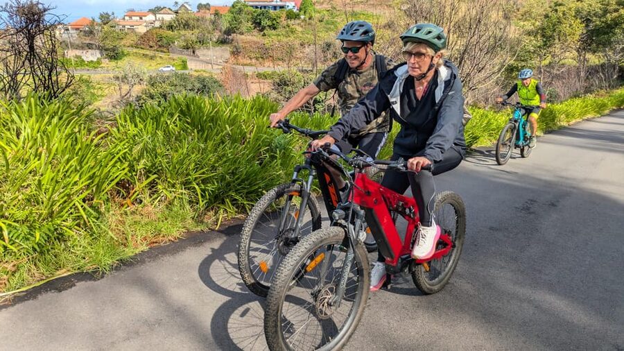 Madeira West coast: Guided Sightseeing E-Bike Tour - Guide style that keeps a small group happy