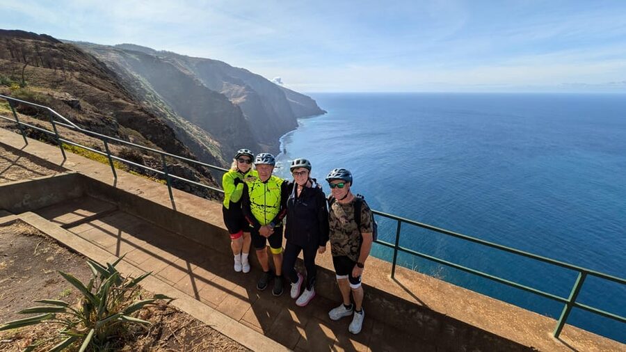 Madeira West coast: Guided Sightseeing E-Bike Tour - Miradouro do Fio: Madeira’s westmost cliff drama