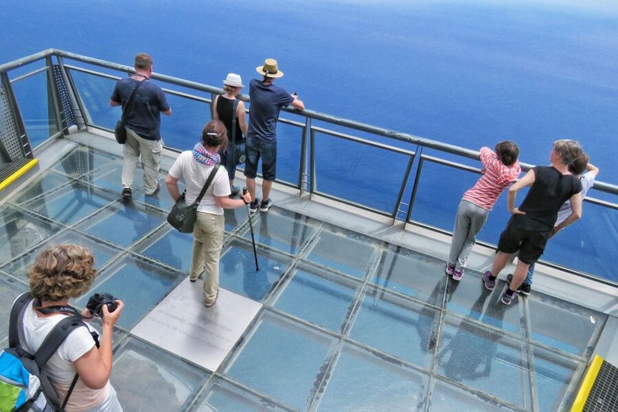 Madeira: Wine & Tapas, Cabo Girão Skywalk 4x4 Jeep Adventure - Quinta do Barbusano winery: six wines, tapas, and how to get the best value
