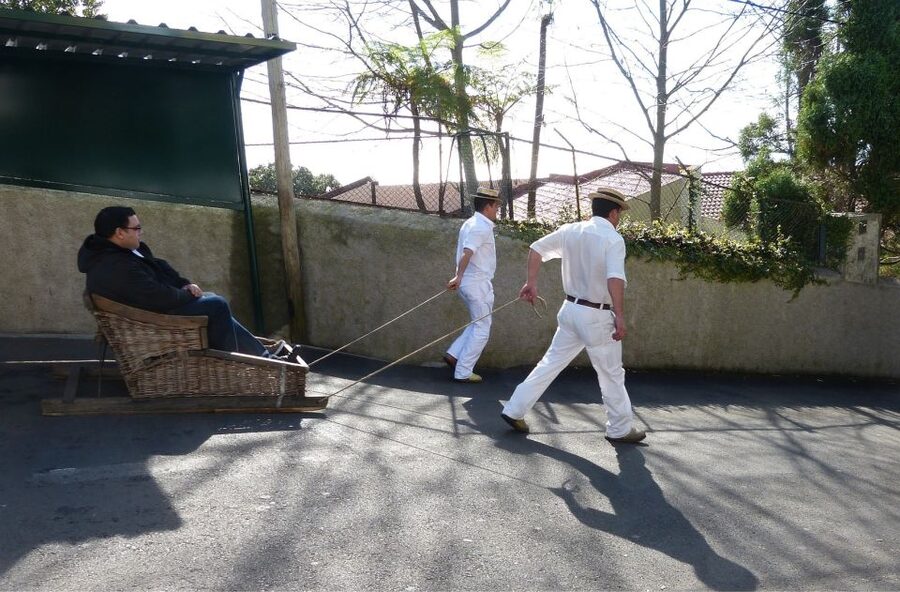 Private tour:Tuk Tuk Ride to Monte Funchal Toboggans - Climbing toward Monte: views, hills, and local pointers