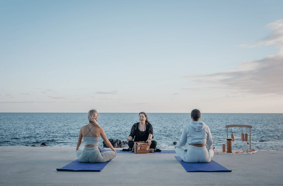 Private Yoga & Sound Bath by the Ocean - Pranayama first: why the breathing part matters here