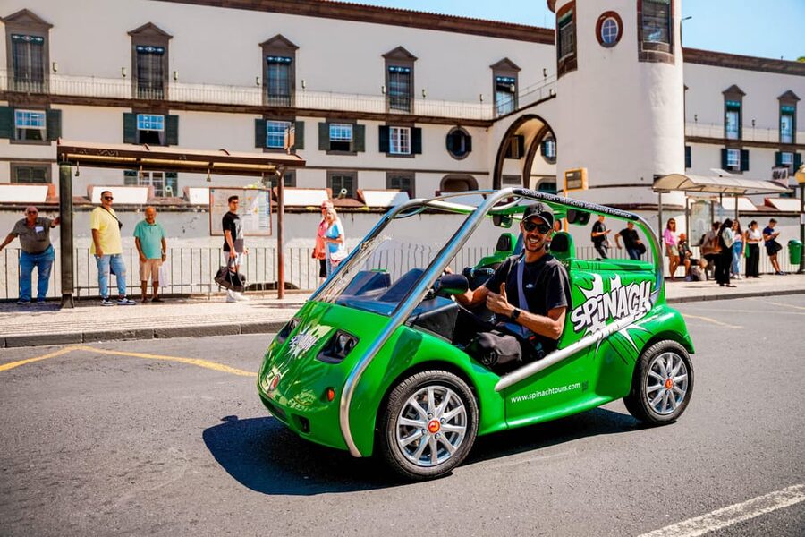 Self-drive Guided Tour | Explore Funchal on an Electric Car - How the App and Funny Audio Guide Actually Help