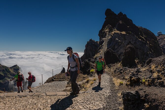Stairway to Heaven Pico do Areeiro in Madeira Island - Stop 5, Miradouro Pedra Rija: another brief pause after the stairs