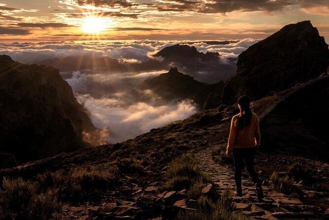 Sunrise Transfer To Pico Do Arieiro, Hike To Pico Ruivo & Return From Teixeira - Returning Through Achada do Teixeira and the Santana Triangle Houses