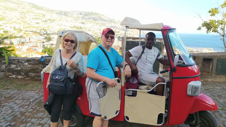 Tuk Tuk Funchal CR7 - Madeira Island - Santo António, where Ronaldo was born