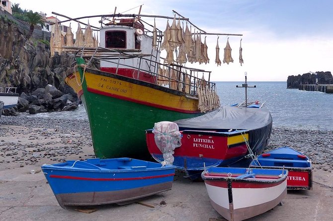 West Side Private Full Day Tours around Madeira Island - Camara de Lobos Bay: coffee in a fishing village with Churchill vibes